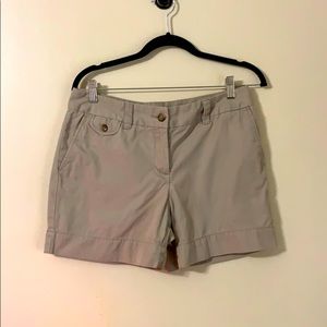 Size 6 Lands’ End Khaki Shorts